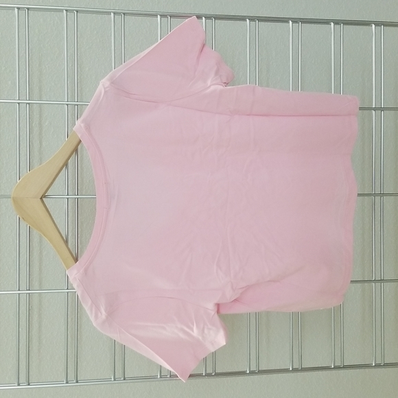 Fashion Nova Carrie V-Neck Top -PINK - Picture 7 of 7